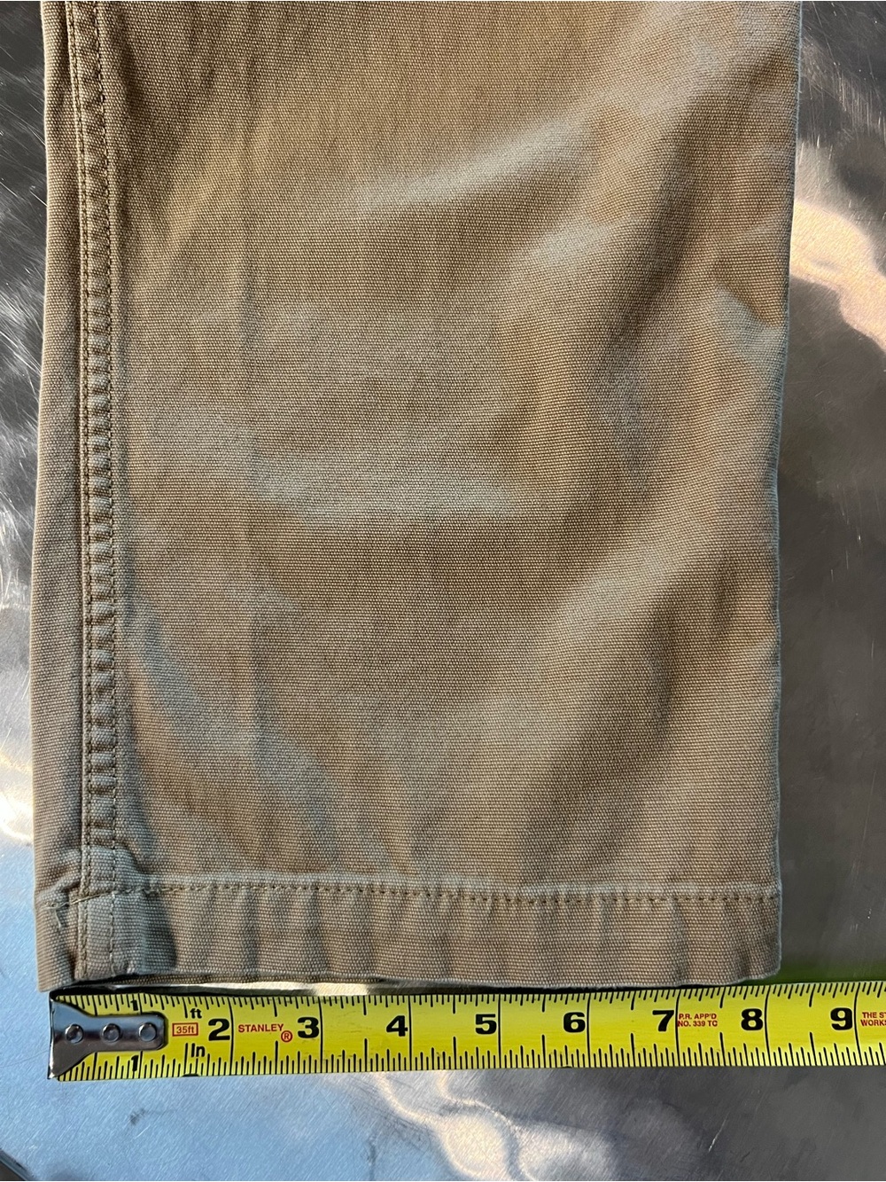 Carhartt Rugged Flex Relaxed Fit Canvas Work Pant Size 32x33 - Picture 8 of 9
